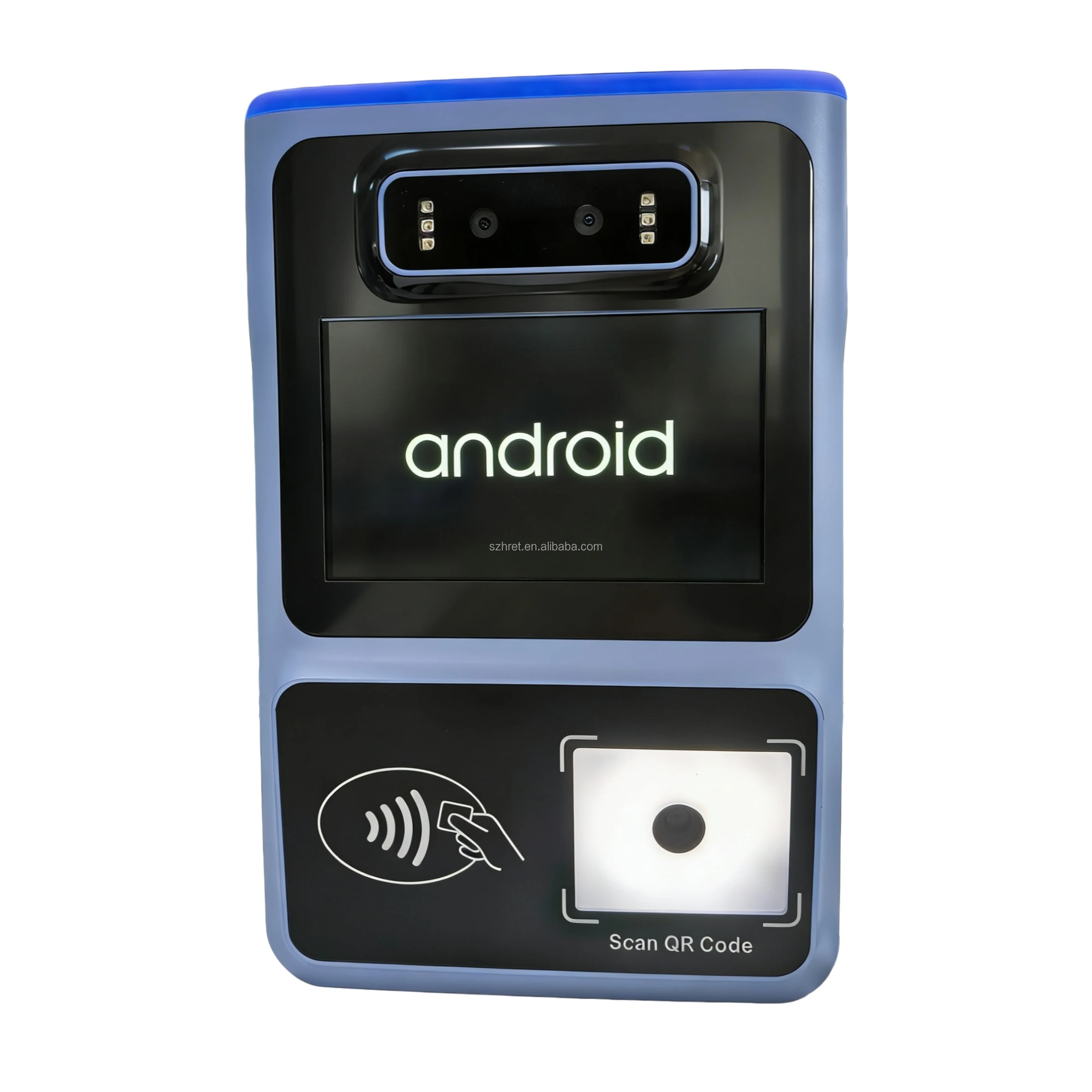 5 Inch RK3566 Industrial PDA NFCQR Barcode Scanner 4G WiFi6  Face AI Camera For Public Transportation