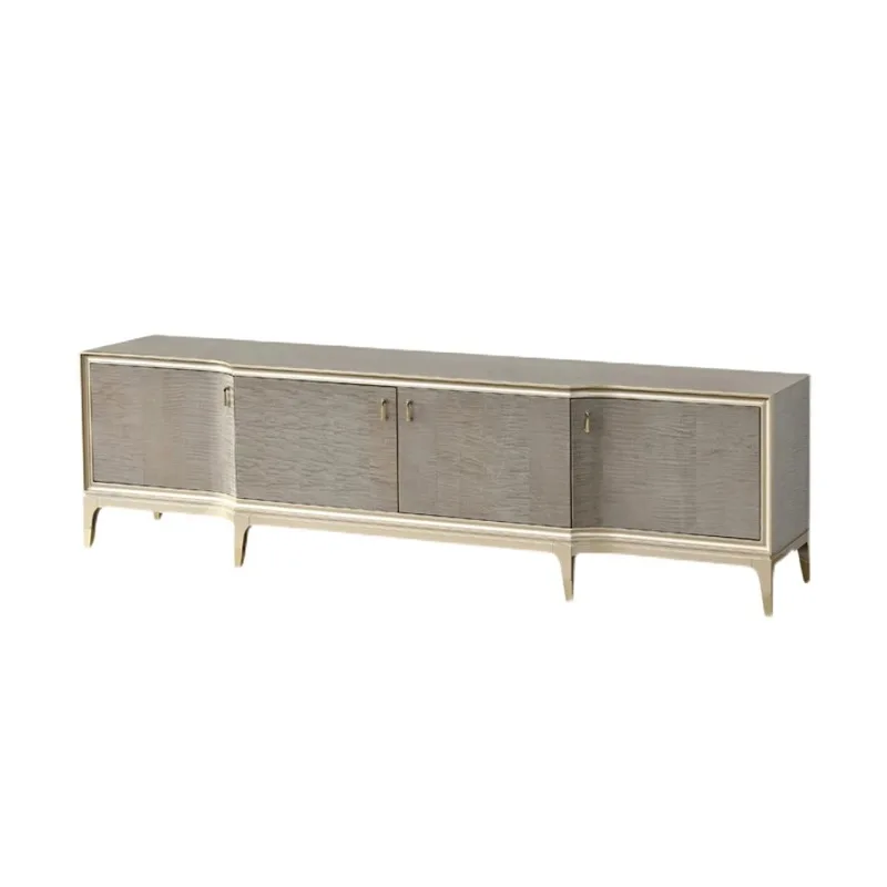 

Italian style, light luxury, TV cabinet, living room, Nordic, small apartment, bedroom, storage, solid wood