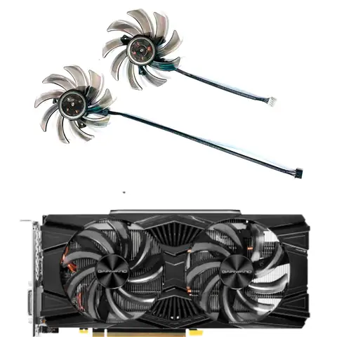 85mm GA91S2U FDC10H12S9-C RTX2070 Ventola di raffreddamento GPU per Gainward Geforce RTX 2060 2060S 2070 SUPER Ghost Dispositivo di raffreddamento della scheda grafica