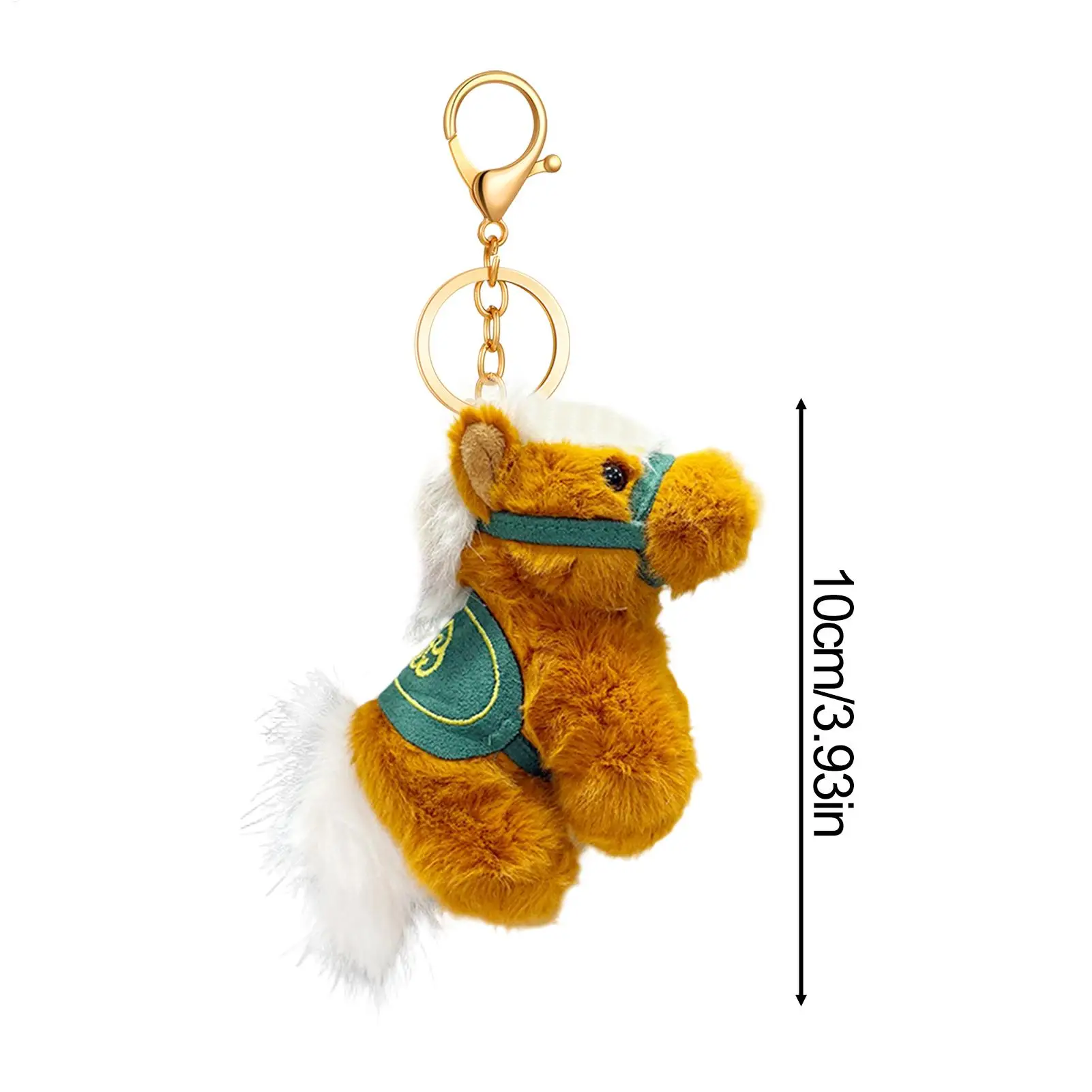 Abalorio para bolso de caballo, muñeca bonita de Año Nuevo 2026, colgante para bolso de caballo alto de 3,93 pulgadas para hombres, familia, novia, niña, niño, bolso de cumpleaños para niños