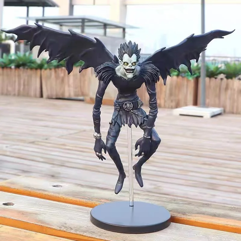 Boa nota de morte anime figuras estátua ryuk rem 23cm pvc ação figureine filme coleção modelo brinquedos para meninos presente 2025 quente novo