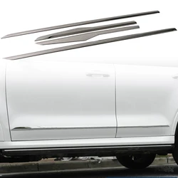 For GWM Tank 500 2022-2024 Chrome Exterior Side Door Body Molding Strip Trim ABS Car Accessories 4pcs