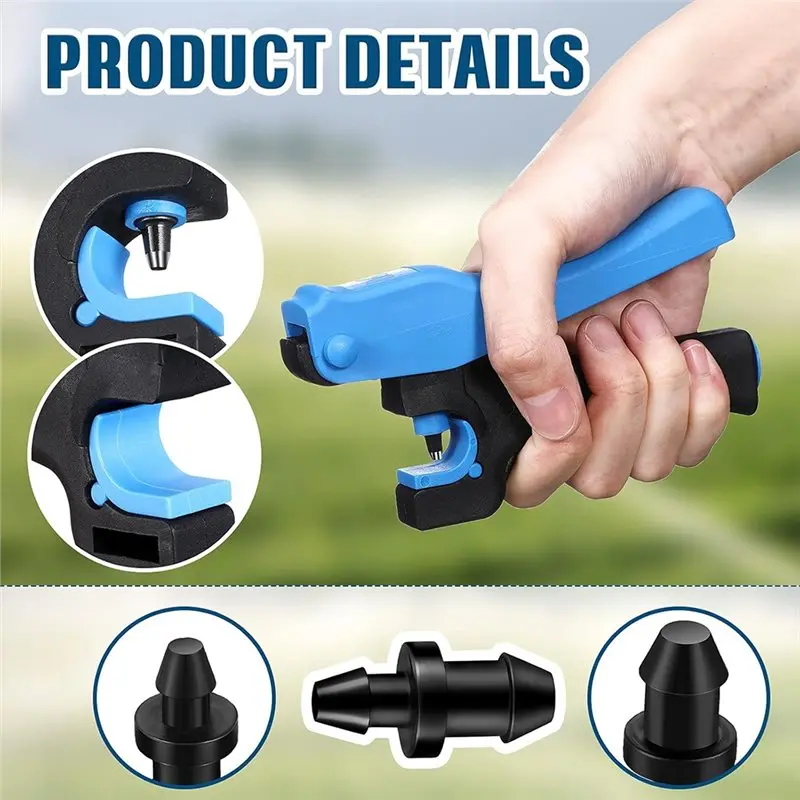 [B17B!】 Hole Punch Tool Set 51 Pcs Drip Irrigation For Outdoor Garden Lawn Pipe System Hose Tubing
