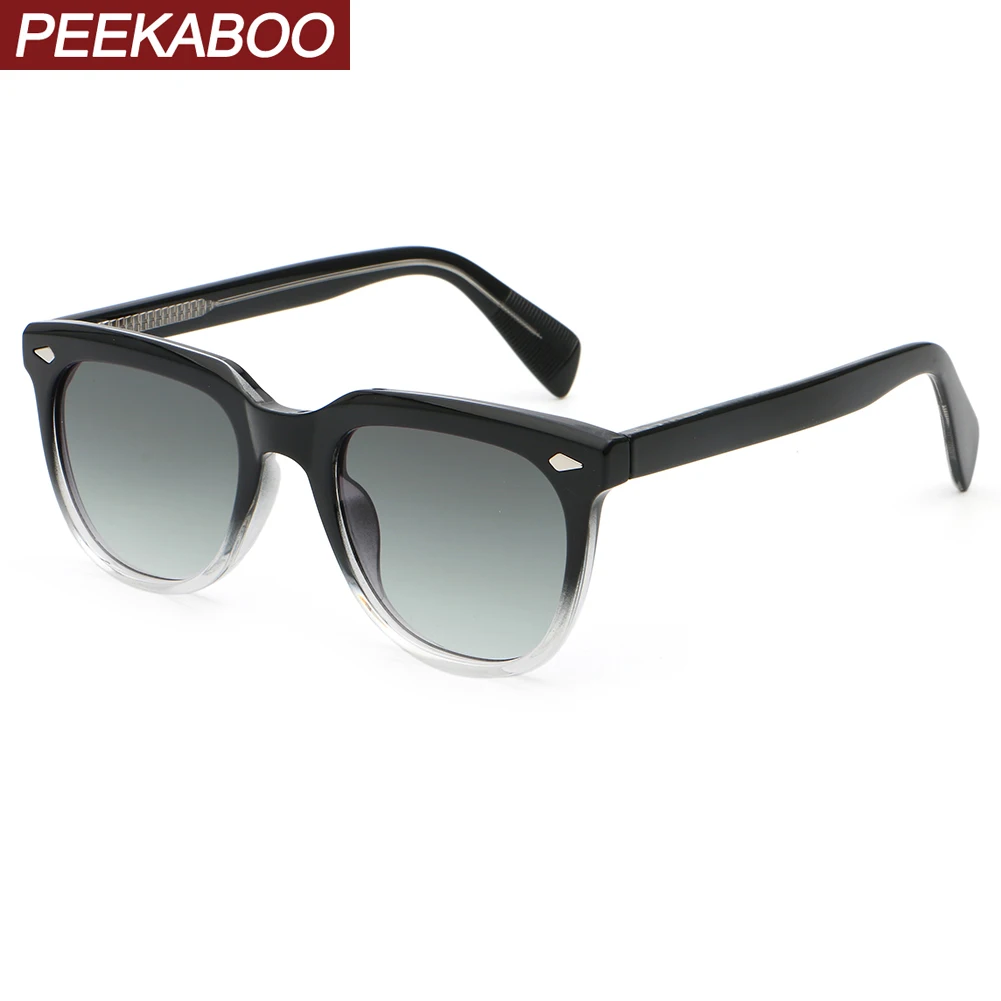 

Peekaboo retro style square sunglasses for men brown blue CP acetate uv400 fashion sun glasses for women summer style gift