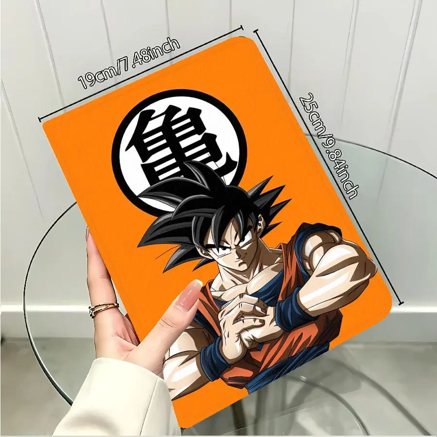 Cute Dragon Balls Goku With Pencil Holder Case for Xiaomi Pad 5 6 7 8 Pro Redmi Pad SE K Pad 8.8 9.7 12.4 Inch Pad 6s Pro 7