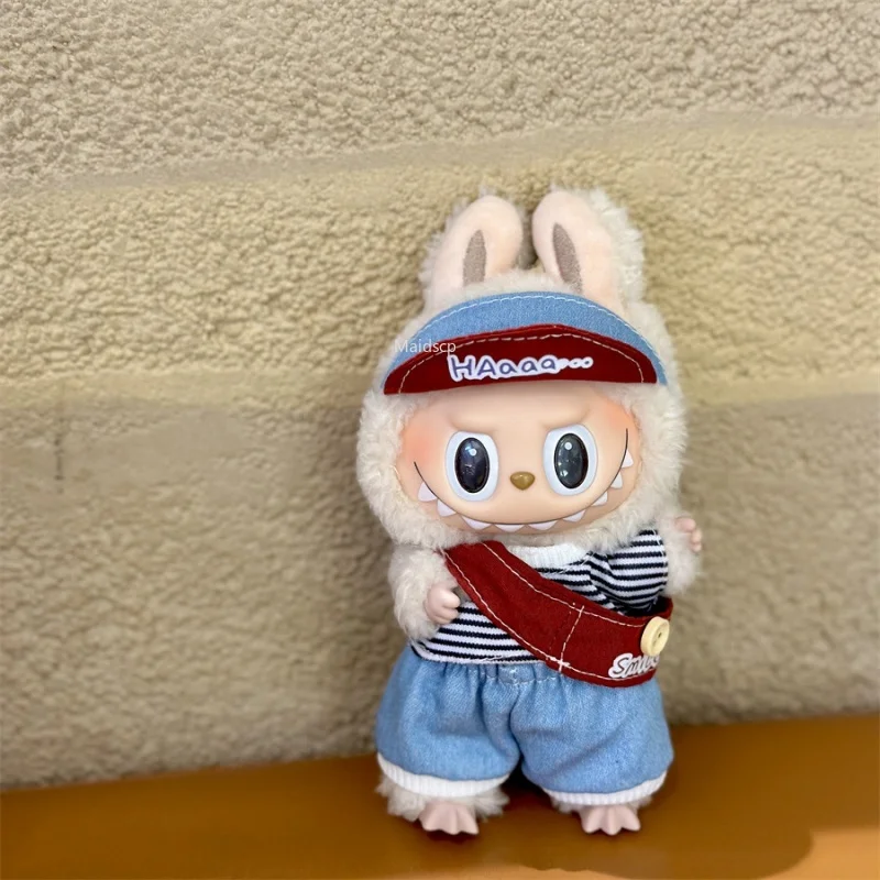 

New for 17cm Labubu Dolls Accessories Plush Doll Clothes DIY Accessories Gifts（no Doll No Shoes）