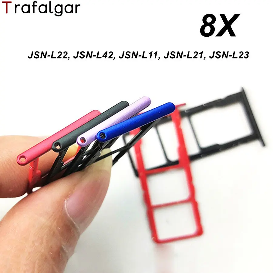 Trafalgar For Huawei Honor 8X SIM Card Tray Slot Holder Micro SD Card Adapter for Honor View 10 Lite View10 Lite JSN-L22 L42