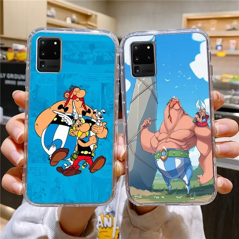 A-Asterix Contre O-Obelix Cesar Phone Case For Samsung Galaxy A52 A12 A51 S21 Edge S22ULTRA S23 S20LITE Plus Ultra Cover