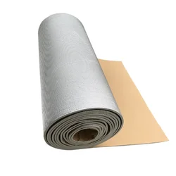 1 Roll 50*200cm Aluminum Foil Cotton Car Thermal Insulation Film Car Truck Thermal Insulation Muffler Pad Fire Protection Foam