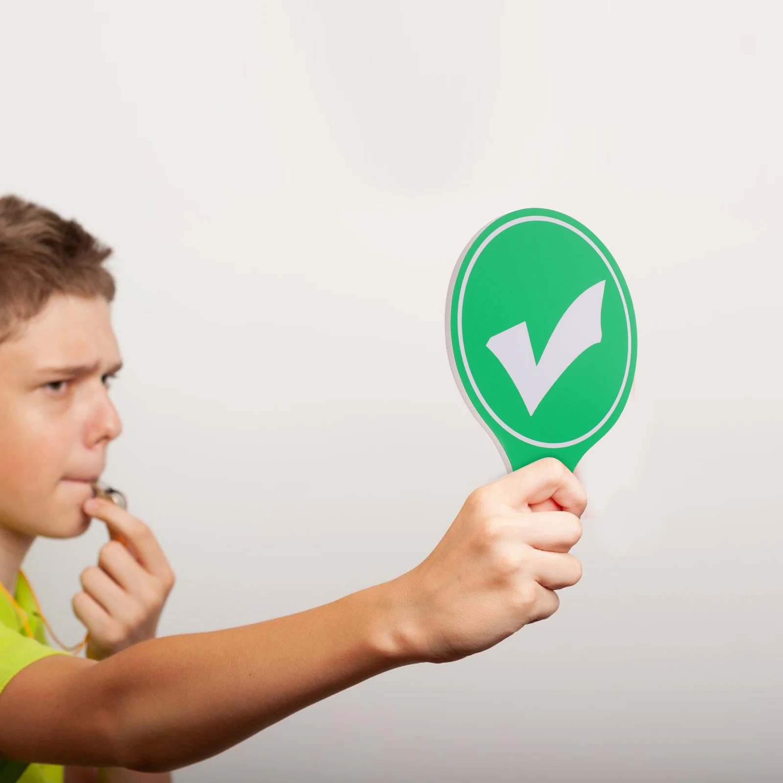 بطاقات التصويت 14x22 سنتيمتر لوح إسفنجي على الوجهين نعم مجداف لعبة تعليمية الدعامة قابلة لإعادة الاستخدام الفصول الدراسية حفلة القاضي