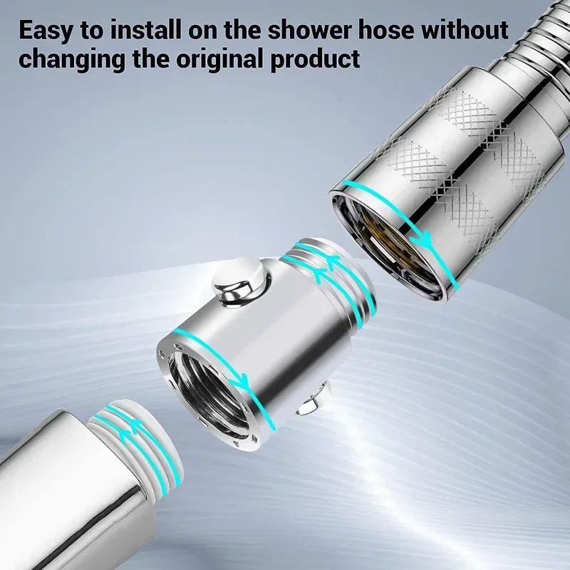 Faucet Sprinkler on/off Valve Shower Angle Valve Shower Nozzle Quick Switch One Button Water Stop Valve for Bathroom