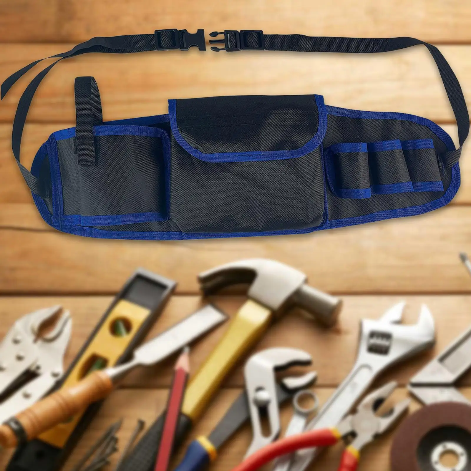 Tool Waist Bag Belt Tool Pouch with Adjustable Waist Strap,Oxford