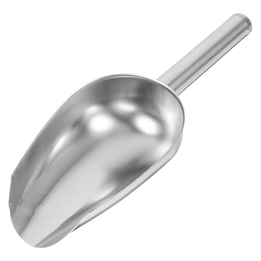 

Stainless Steel Ice Scoop 9 Inch Kitchen Tool Ice Cubes Beans Nuts C ies Dried Fruits Pet Food Easy to Hold for Suspension