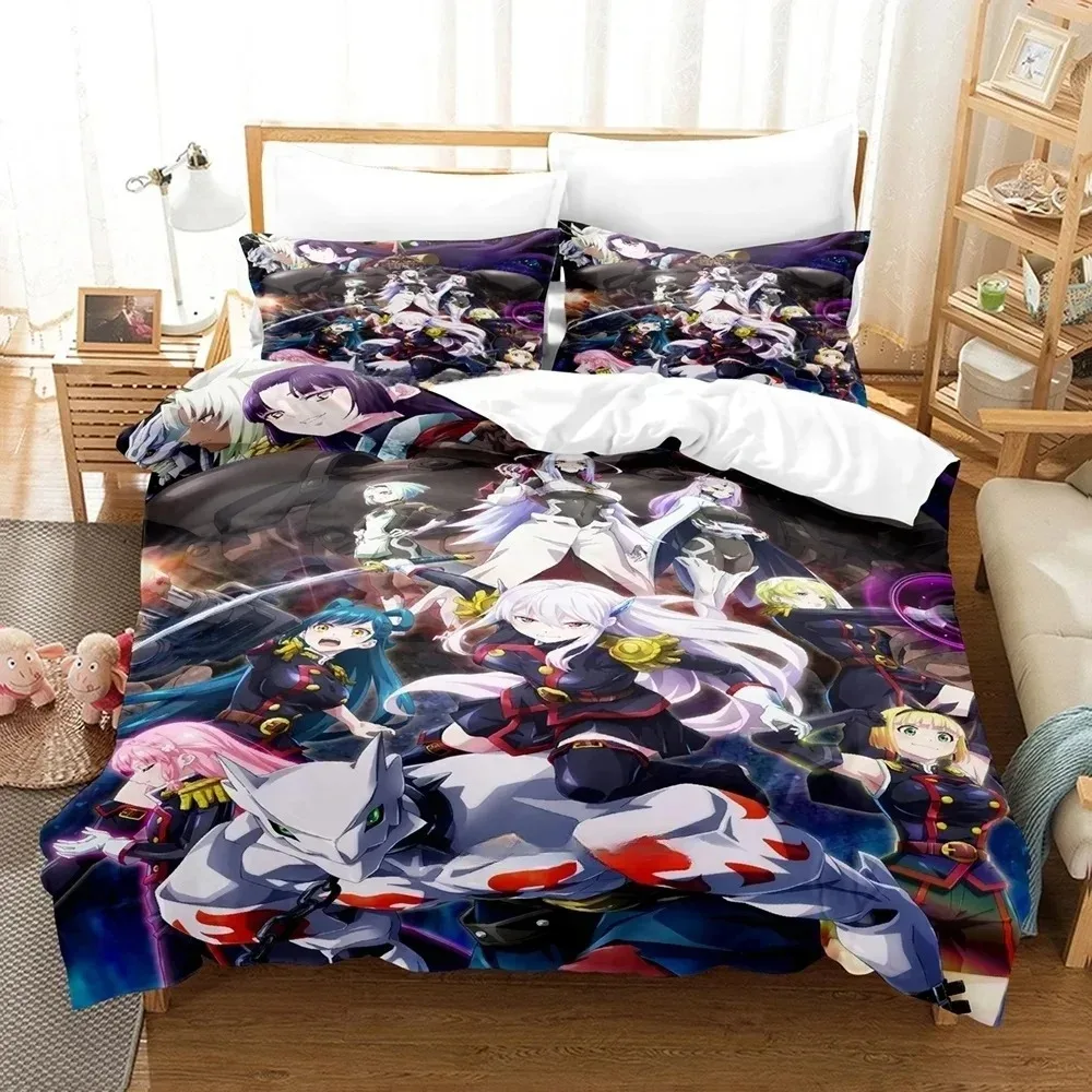

Anime Bed Sheet Set Mato seihei no slave Bedding Set Single Twin Full Queen King Size Bed Set Adult Kid Bedroom Duvet cover Sets