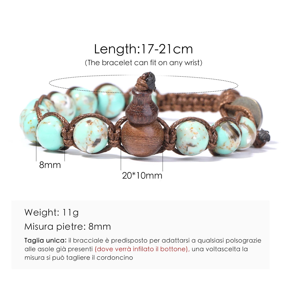 Tibetan Natural Stone Bracelet Healing Meditation Luck Prayer Peace And Health Pure Handmade Bracelet Men And Women Jewelry - Detail 1