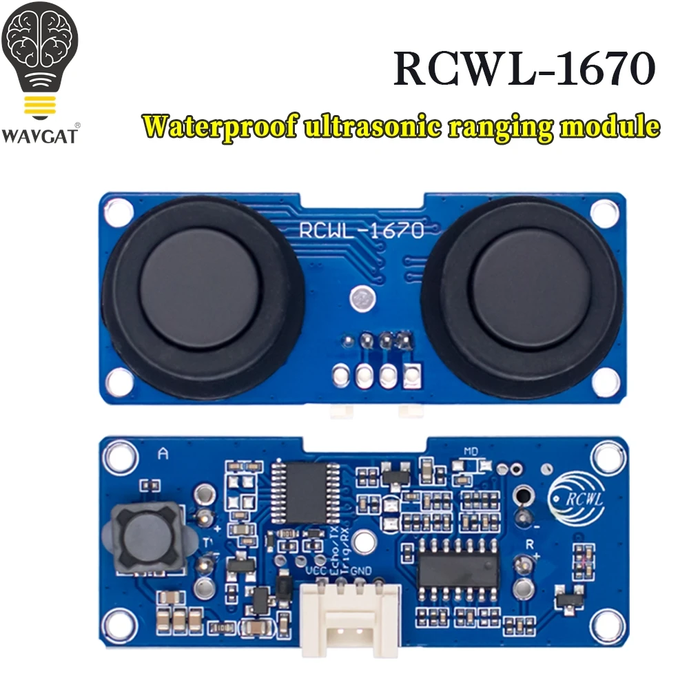 RCWL-1670 Wodoodporny nadajnik-odbiornik dzielony ultradźwiękowy moduł pomiaru odległości 2cm-400cm DC3-5V do pomiaru poziomu wody
