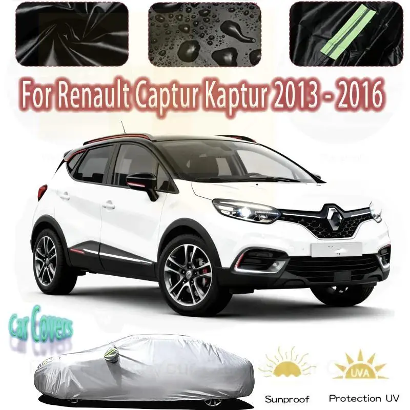 For Renault Captur Kaptur Outdoor Protection Waterproof Dustproof Exterior Accessories for 2023 Model Car Covers