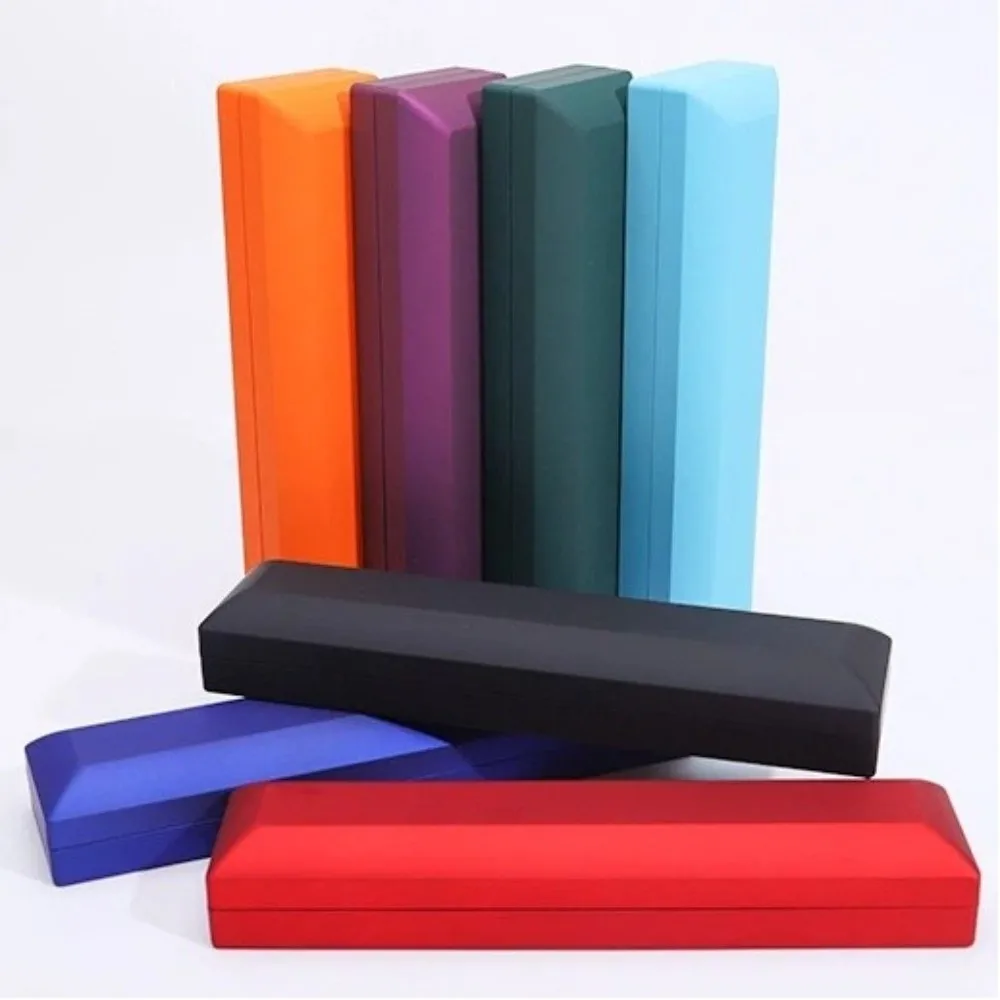 Exquisite With Light Led Light Case Jewelry Display Velvet Lined Jewelry Gift Box Solid Color Storage Box