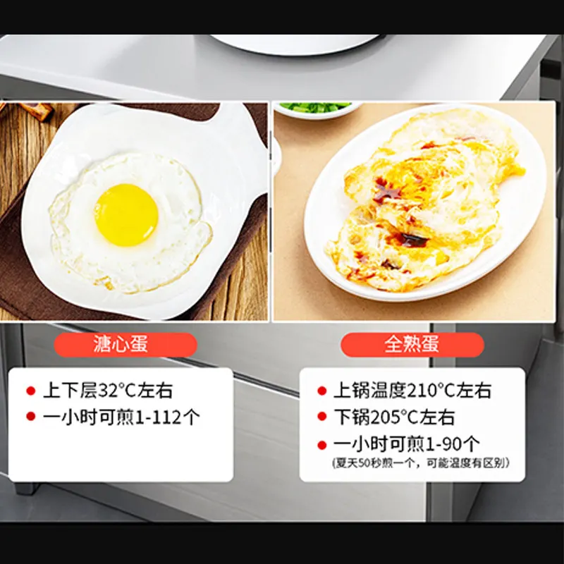 Fried egg machine, commercial fully automatic multi-functional chain restaurant, canteen fried egg machine, poached egg machine