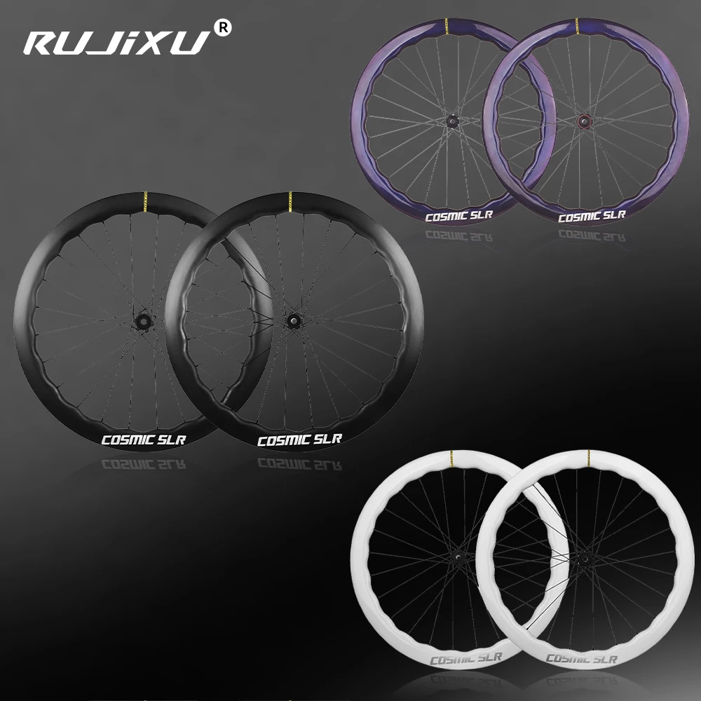 

Комплект колес RUJIXU Road Disc Carbon 5045 5853 мм, волновое кольцо, 6 лап, HUB Wing, 24 спицы для колес гоночного велосипеда, дорожные колеса из карбона