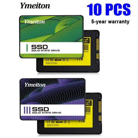 10Pcs SSD Hard Drive Disk SATA 3 2.5 Inch 64GB 120GB 128GB 240GB 256GB 480GB 512GB Internal Solid State Drive for Laptop Desktop