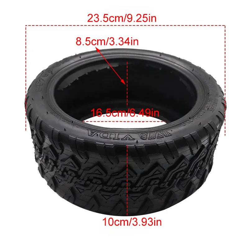 85/65-6.5 الإطارات الخارجية الداخلية ل Kugoo G-Booster G2 Pro سكوتر كهربائي الجبهة الخلفية عجلة سميكة مقاومة للاهتراء تضخيم أجزاء الإطارات #2