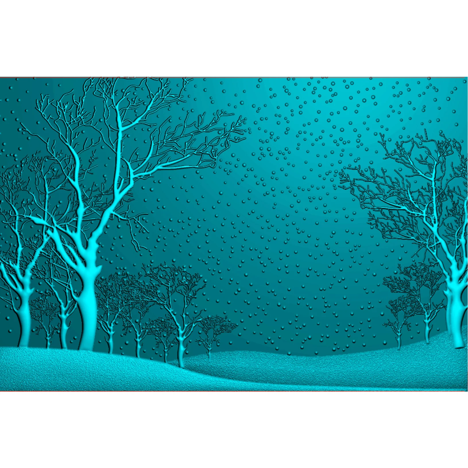 New 3D embossed folder - 'Dream Tree', themed with holiday elements in plastic material - suitable for DIY handicrafts, collages