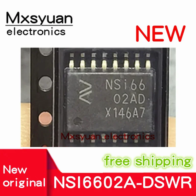 

100PCS/LOT NSI6602A-DSWR NSI6602AD NSI66-02AD NSI66 02AD SOW16 100% New original