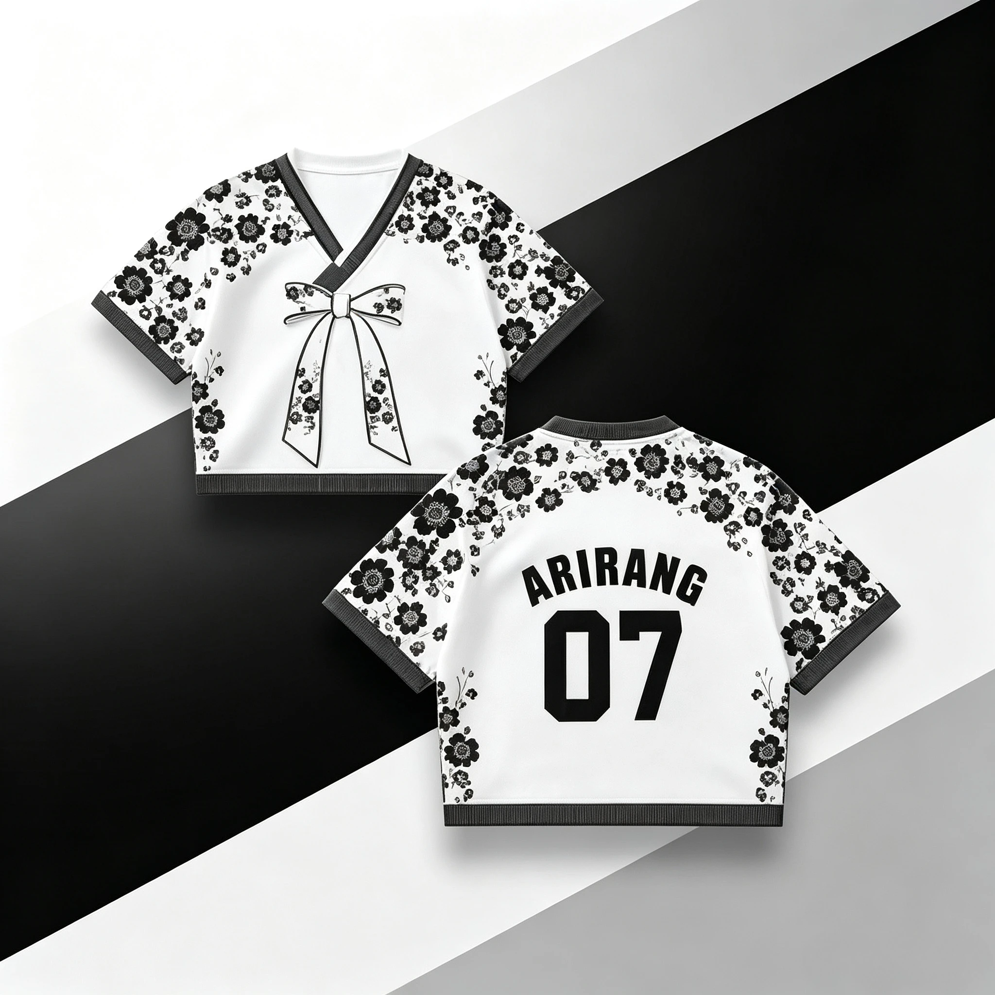 2026 Arirang Korean Style 3D Printed Jersey Men Summer Sports Outdoors T-shirt Breathable Quick Drying Streetwear Clothing