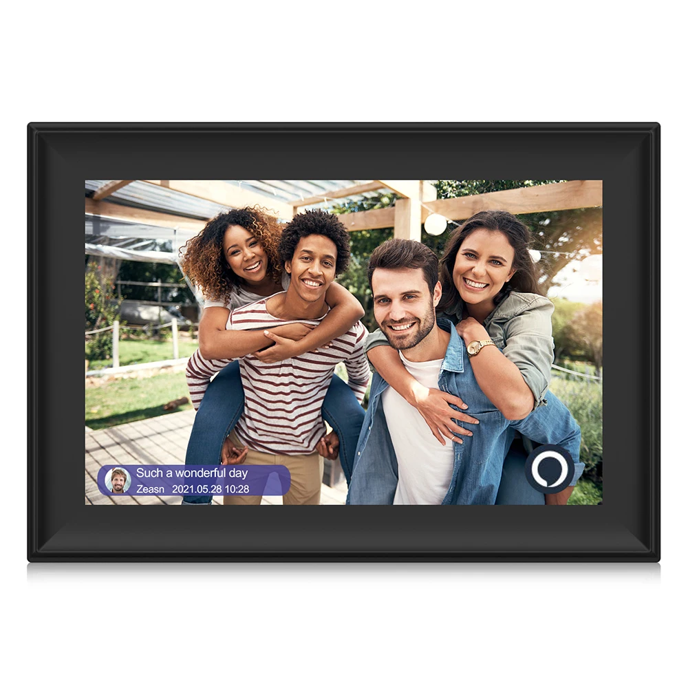 Amazon Whale Photo APP WiFi Digital Photo Frame with Alexa Smart Voice Assistant Control Picture and Video Smart Frame