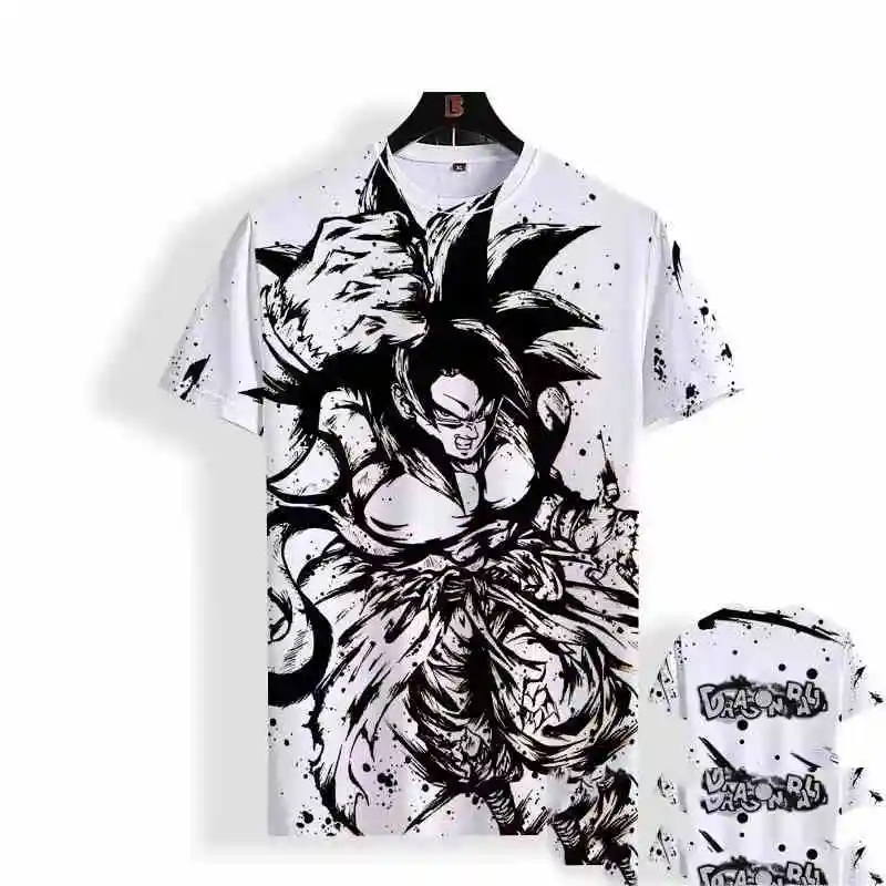 Dragon Ball japonais Anime Super Saiya Goku chemise pour hommes 5XL t-shirt T-shirts Y2k tendance vêtements surdimensionné Vegeta hommes vêtements
