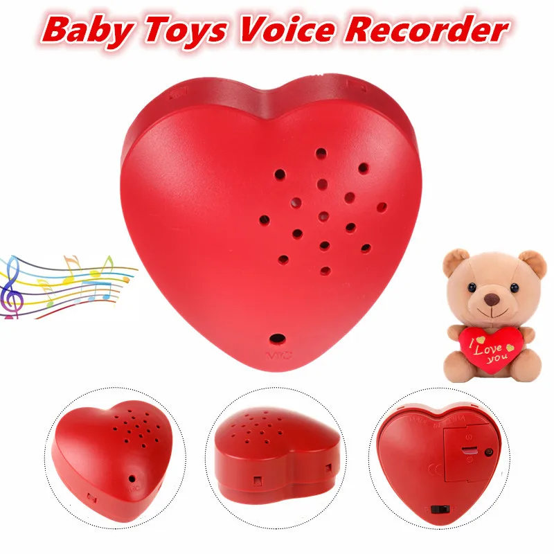 Toy Sound Box Mini Voice Recorder 30 Second Voice Box Recordable Button Sound Box for Stuffed Animals Plush Toys Baby Doll Gifts