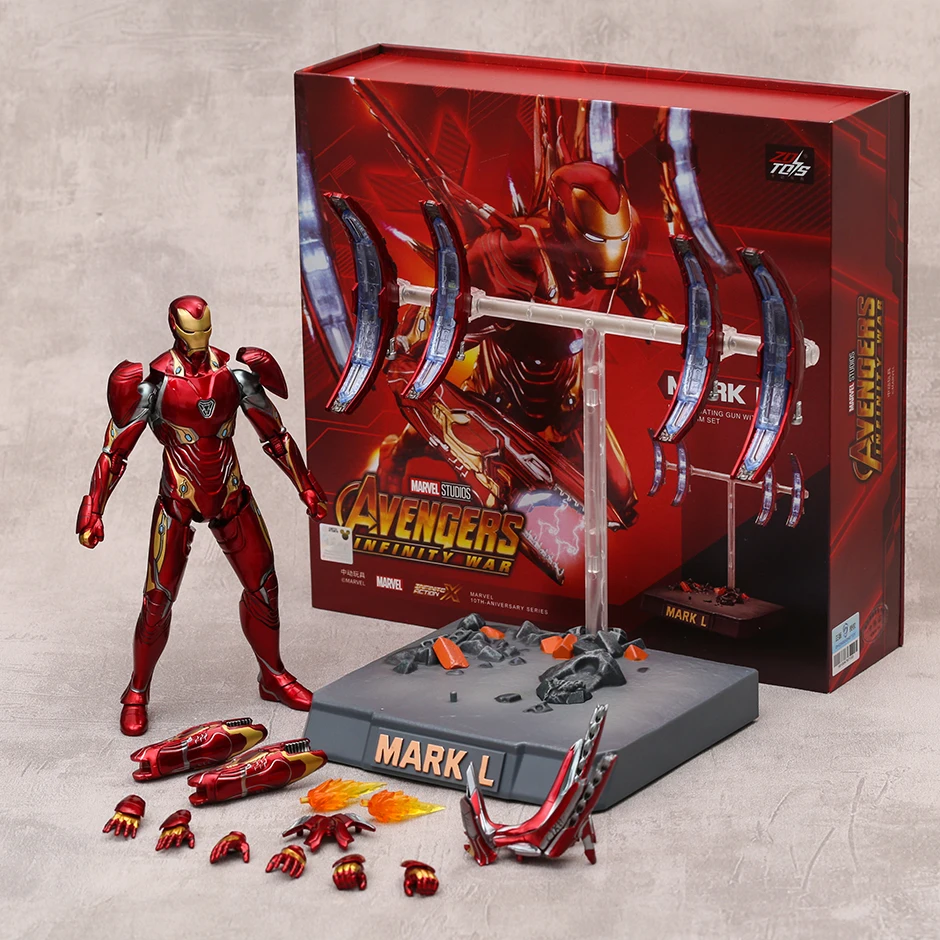Zdアイアンマンmk50-アクションフィギュア,おもちゃセット,人形,brinquドス,アクションフィギュア,子供向けのオリジナルモデルギフト