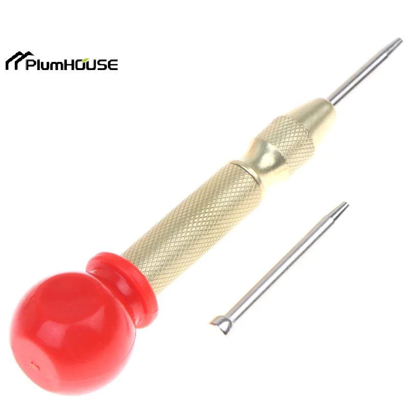 Automatic Center Pin Punch Woodworking Tools Spring Loaded Marking Metal Drill Bits Wood Press Dent Marker Tool