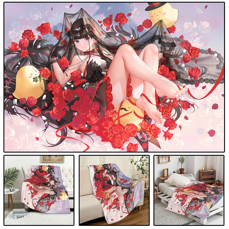 

Azur Lane Bath Towel Anime Large Beach Towel Custom Soft Towel High Quality Flannel Personalized Towel for Body,Bedroom,Bathroom