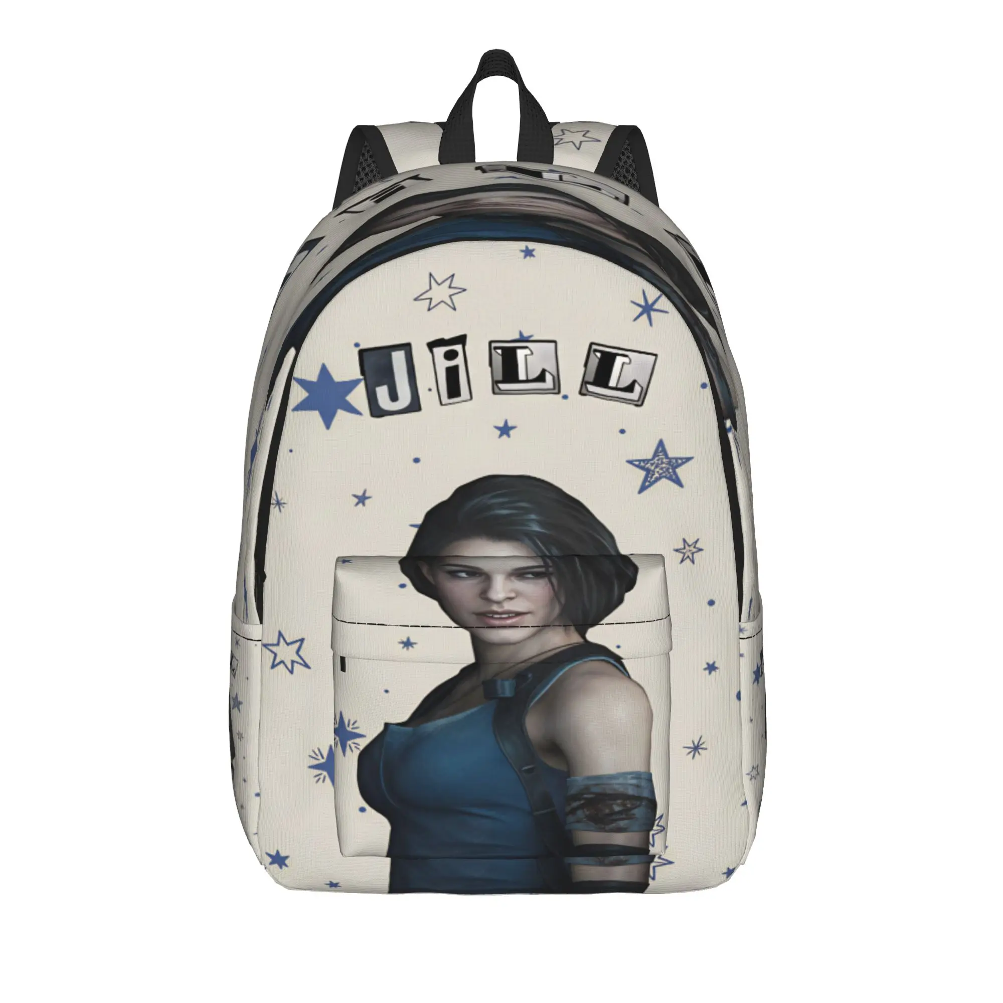 Jill Valentine Resident Evil  Backpack  Elegant Backpacks Girl Travel Lightweight School Bags High Quality Rucksack