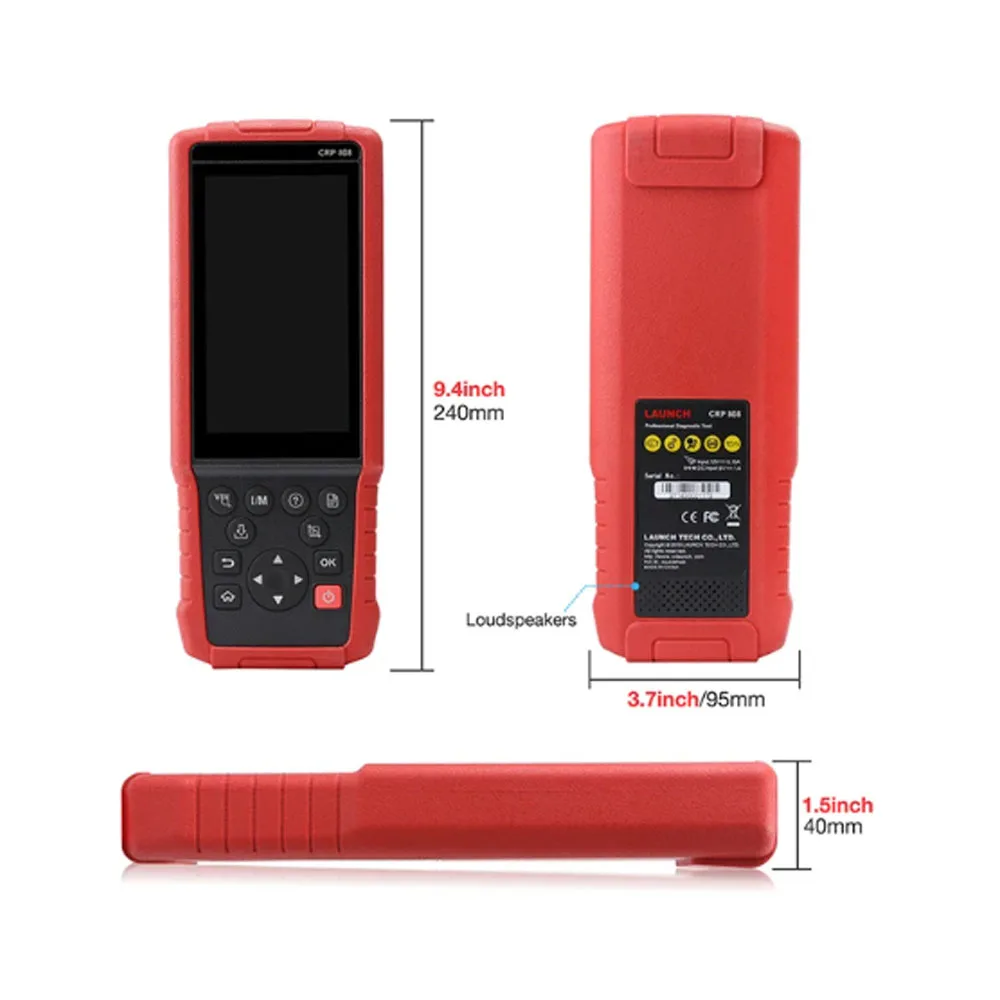 NEW Launch X431 CRP808 CRP 808 Full System Code Reader Scanner Read and Clear DTCs Multi-languages OBD2 Diagnostic Tools