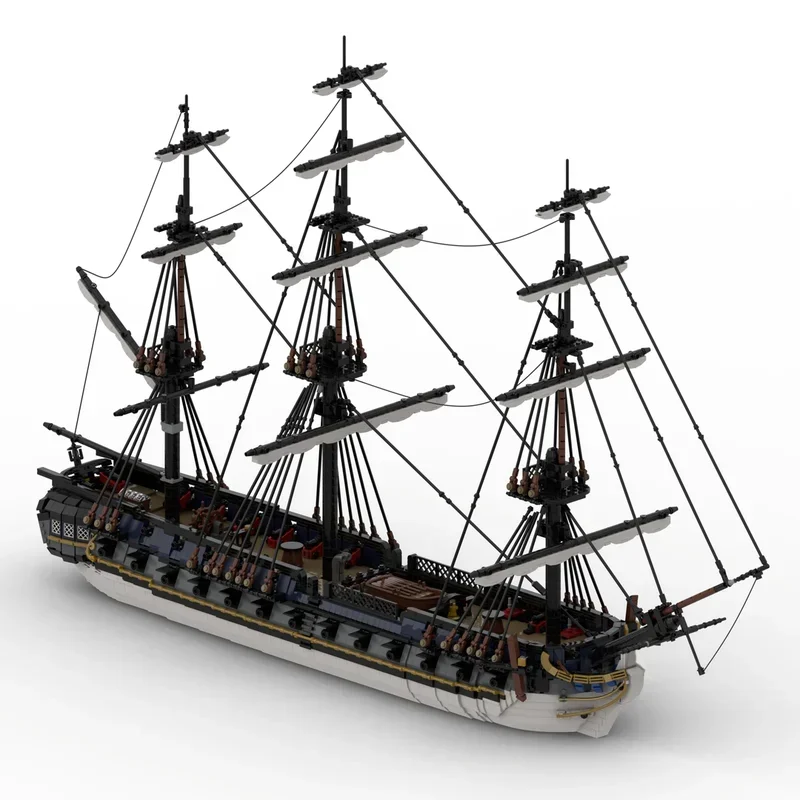 

MOC 7273 шт. фригат Surveillante модель архитектура DIY творческая идея детская кирпичная игрушка строительный блок на день рождения Рождественский подарок