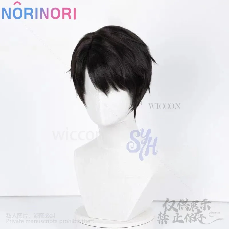 

CyAnime Demon Saja Boy Jinu Cosplay Korea Idol Short Straight Hair For Handsome Boy Halloween Party Heat Resistant Customized