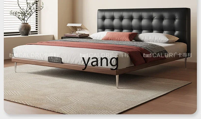 CX master bedroom high-end atmosphere modern simple retro medieval minimalist all solid wood double