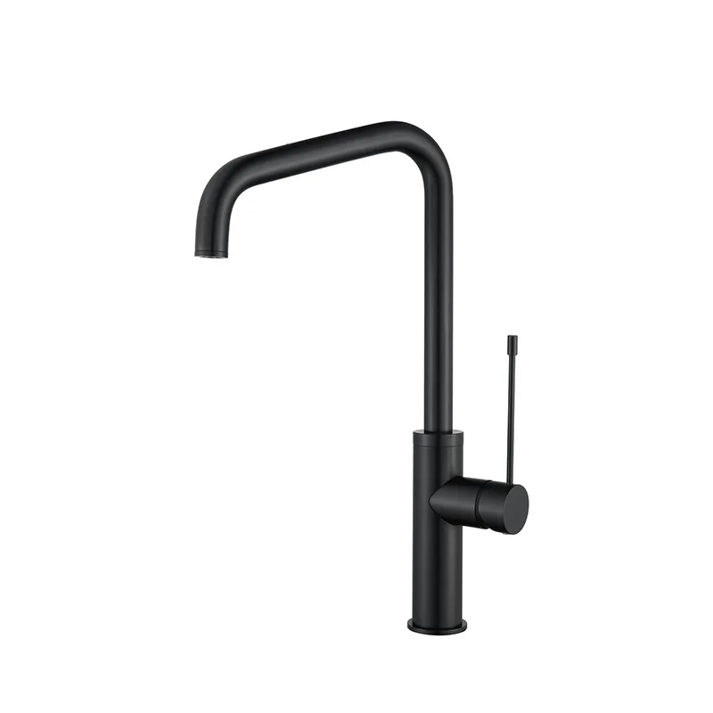 

Popular Design Brass Black kitchen sink faucet Good Quality cold hot water Kitchen mixer Tap One Hole One Handle Copper Faucet