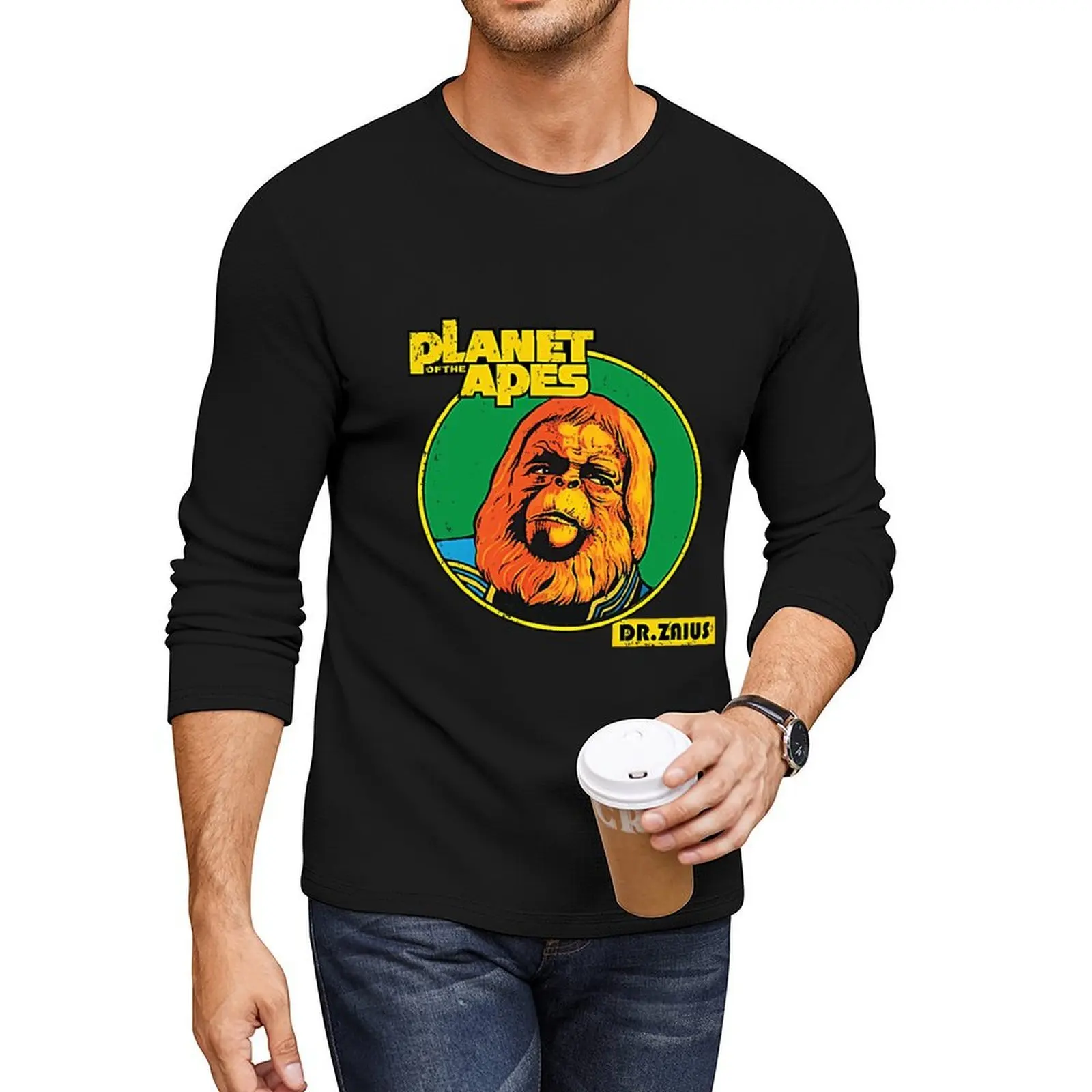 

Dr. Zaius Iron-On Repro Long T-Shirt cute tops hippie clothes designer t shirt men