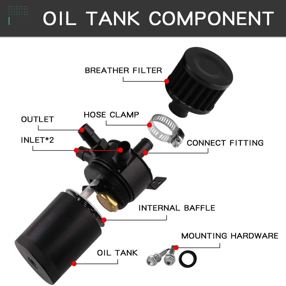Micvtve Auto Universal Provent 200 ÖL Abscheider Catch Dose Filter für