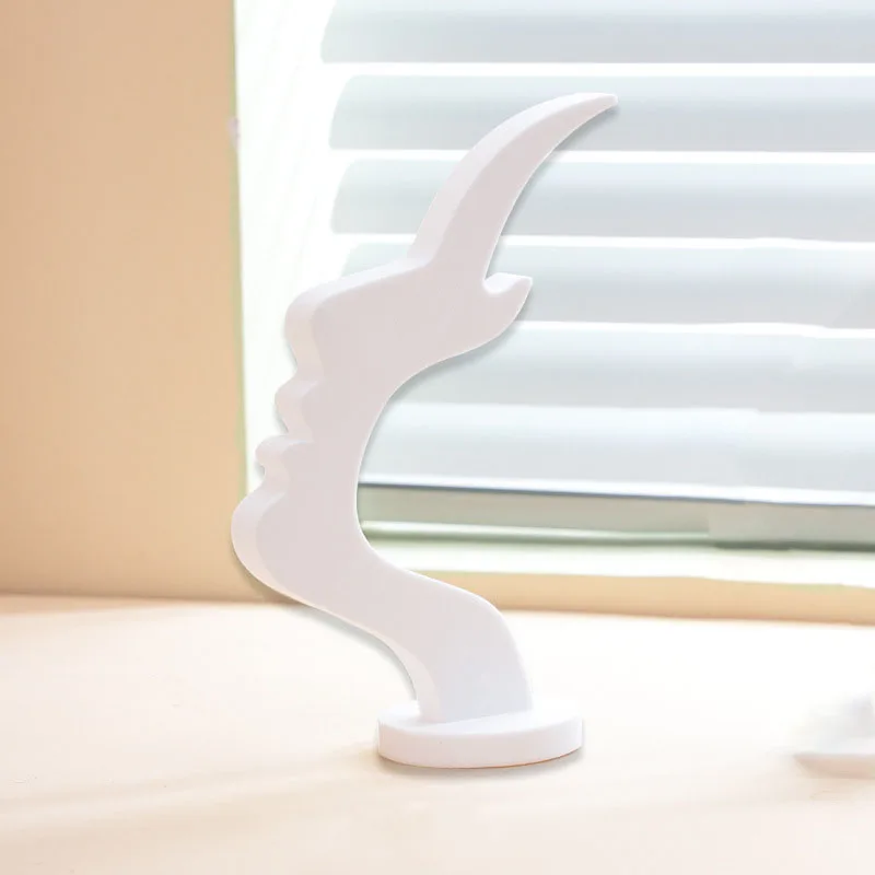 Kreativer seitlich geschnittener Brillenhalter, 3D-gedruckt, für Brillenaufbewahrung, lustiges, praktisches Desktop-Kunstdekor-Ornament – Detail 7