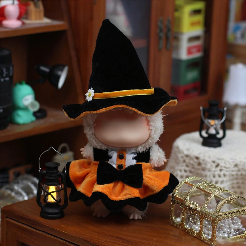 Halloween Pop Kleding Voor VV2V3 17 Cm Lafufu Kleding Accessoires Ghost Stijl Outfit Ontwerp Speelgoed Kostuums Decor Hanger Dress Up