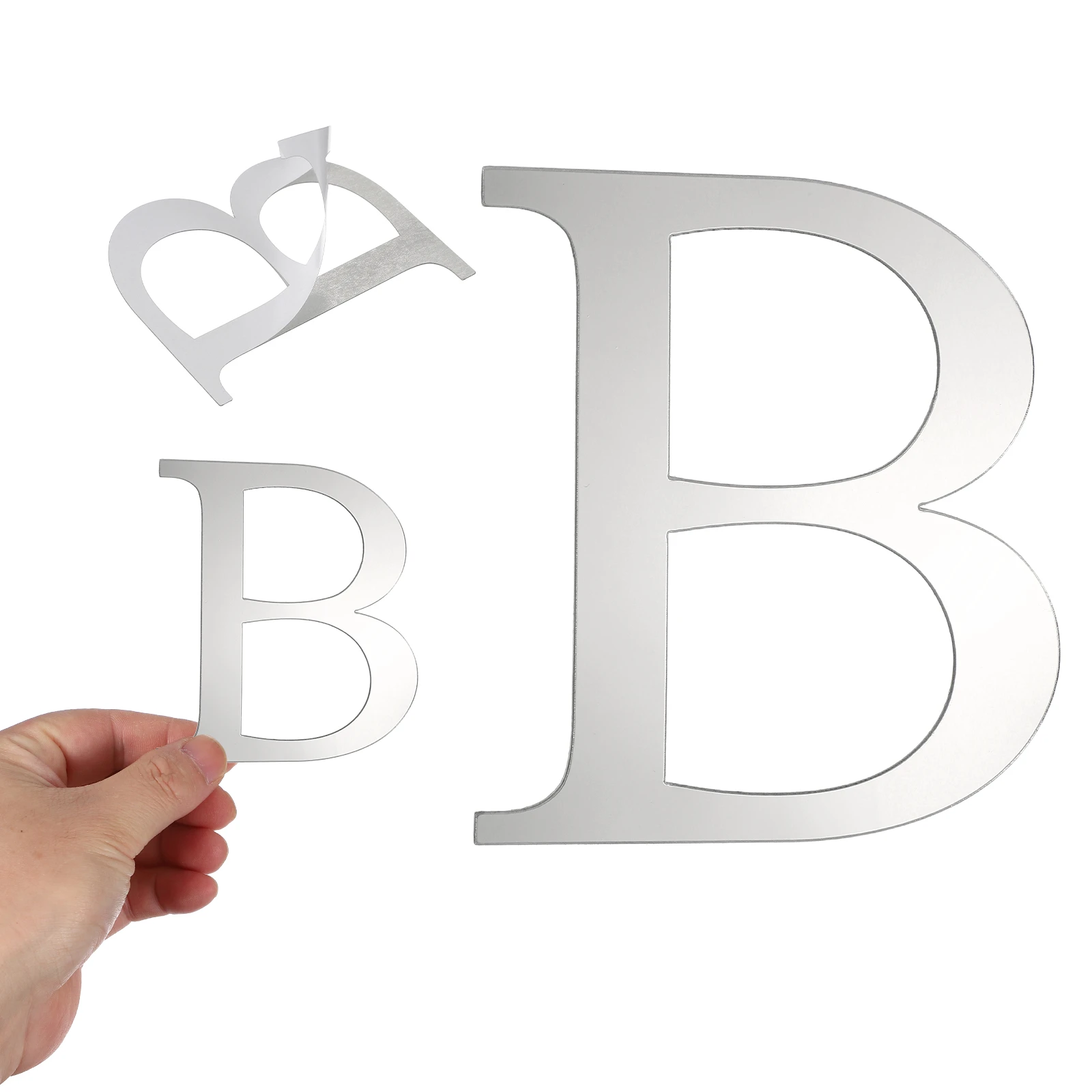 3D Alphabet Mirror Wall Stickers 4