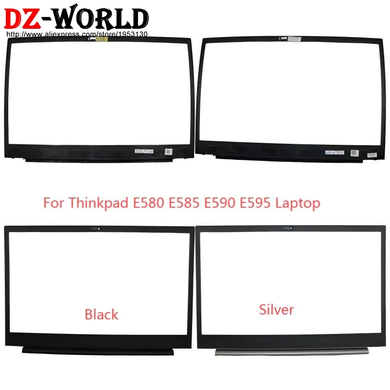 Cubierta de bisel LCD, carcasa de marco frontal de pantalla para Lenovo ThinkPad E580 E585 E590 E595 Laptop 01LW414 01LW418