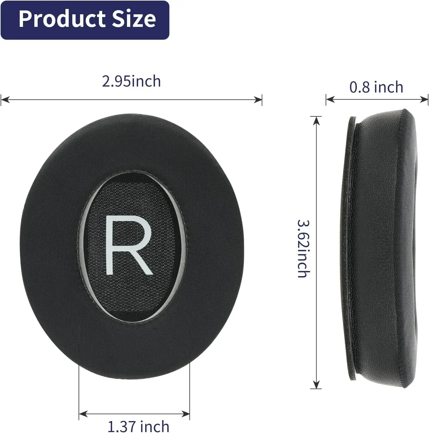 

NUNUVV Ice gek memory sponge Ear pads for Bose QuietComfort /QC45, QC 35/35ii Headset Earmuff Earphone Sleeve Wear ice cold ，