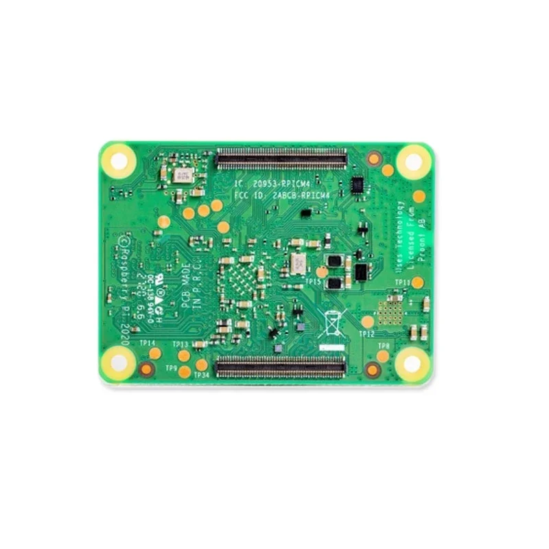 وحدة حساب Raspberry Pi CM4 4 لوحة تطوير اختيارية 8 جيجابايت رام / 8 / 16 / 32 جيجابايت EMMC Flash Wifi & BT لوحة صناعية