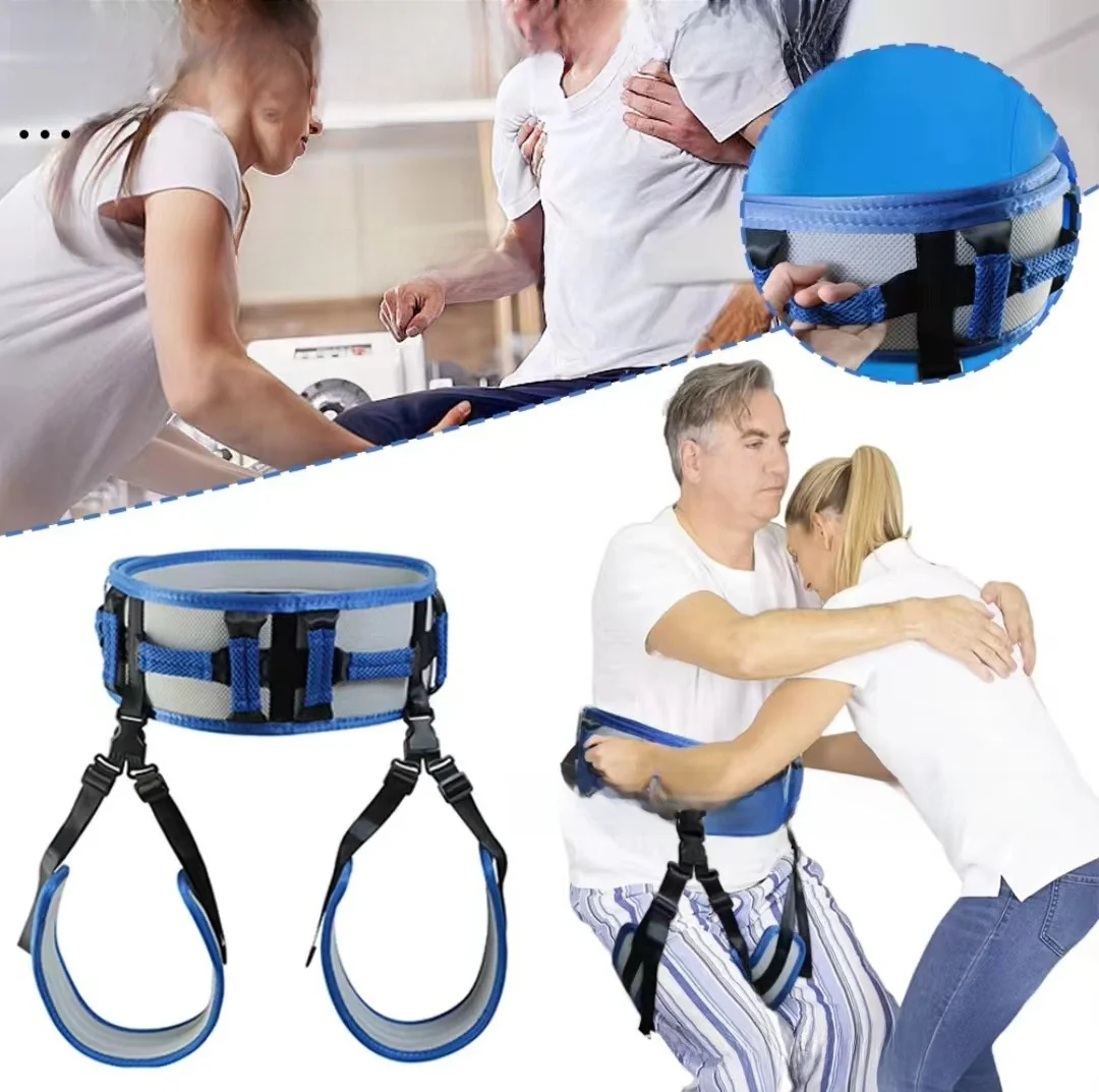 New Patient Transfer Belt Moving Waist Strap Paralyzed Waist Elderly Aids Tool Body Walking Disabled Lifting Support Rehabilita